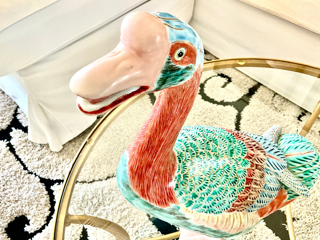 Vintage Pair of Large Andrea by Sadek Kutani Geese
