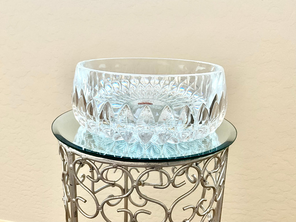 Gorham Althea Heavy Crystal Serving Bowl, Germany