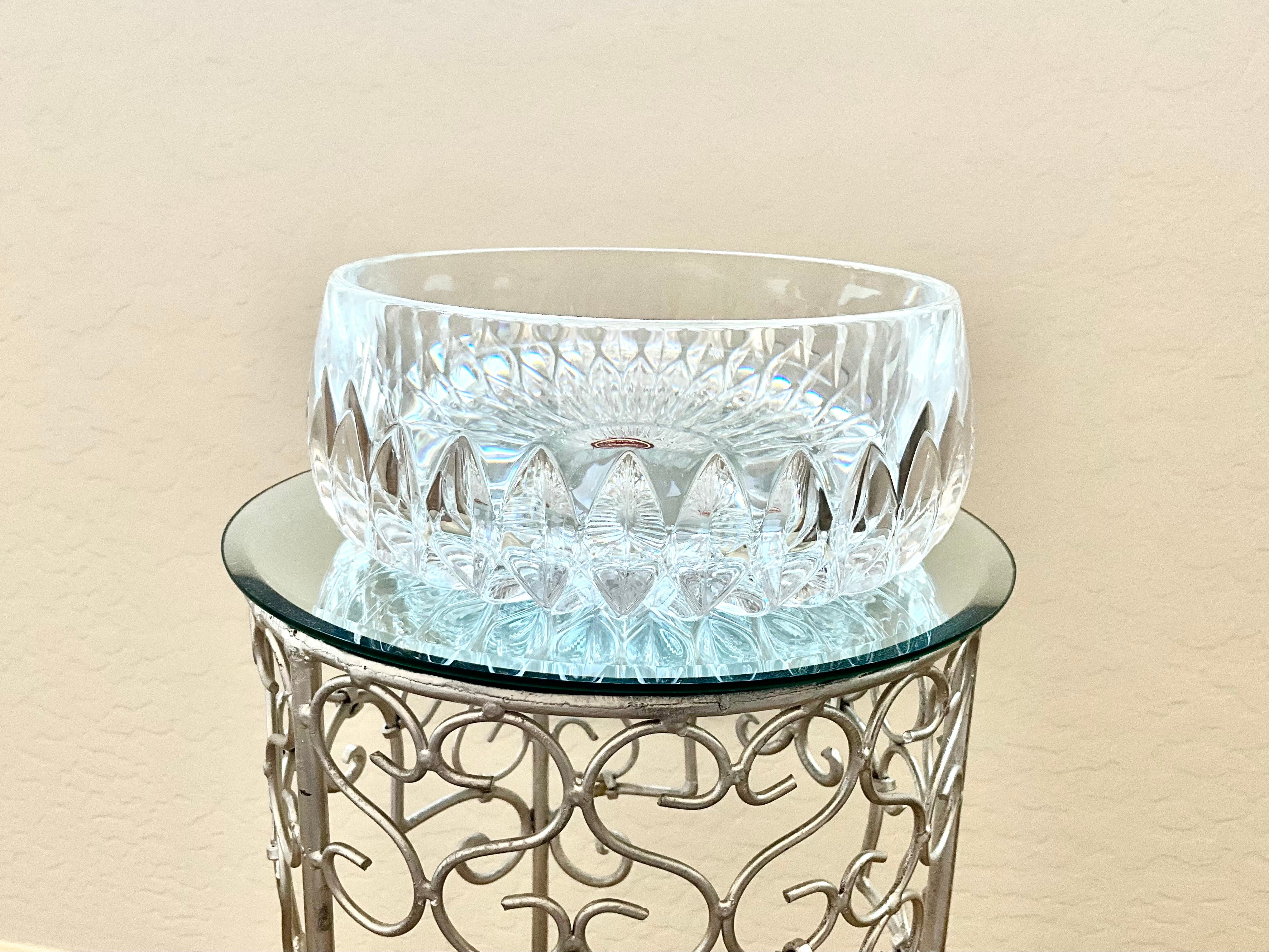 Gorham Althea Heavy Crystal Serving Bowl, Germany