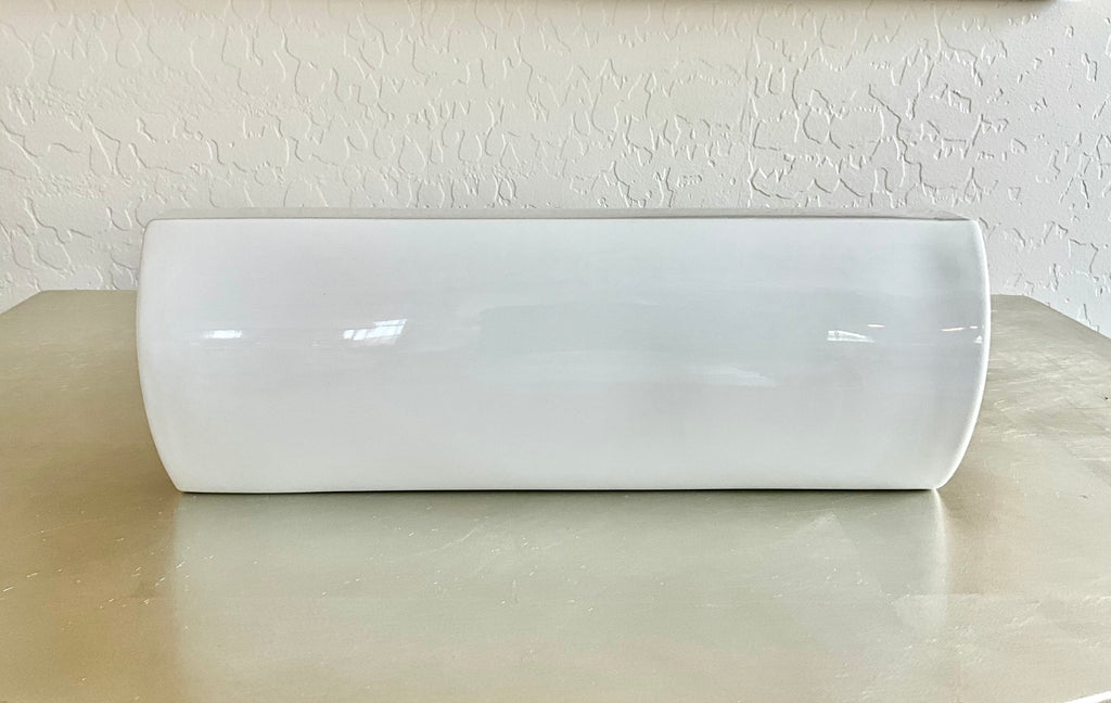 Mid-Century Modern Furstenberg White Porcelain Minimalist Vase