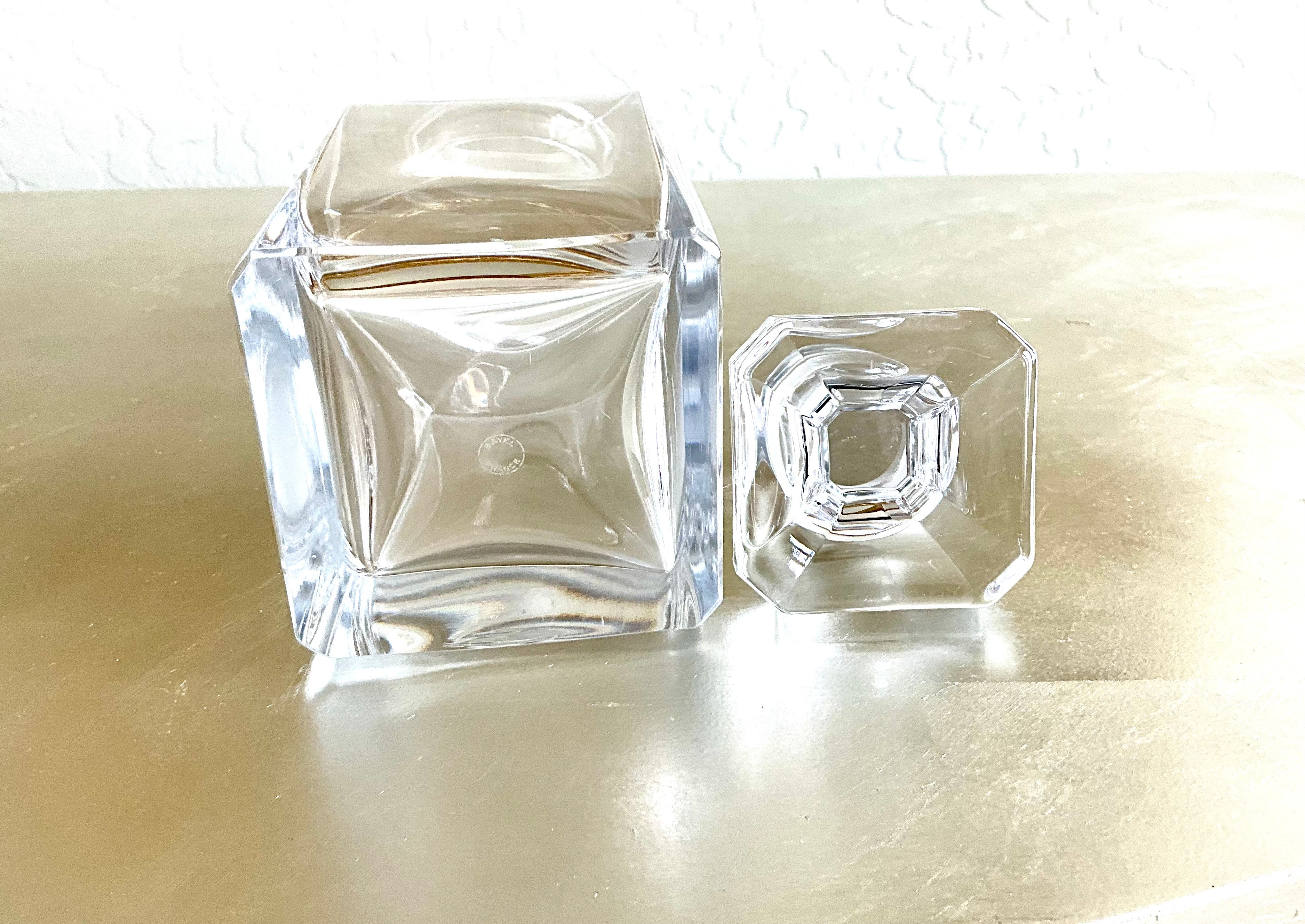 Bayel Cristal (Cristalleries Royales de Champagne) Decanter, France