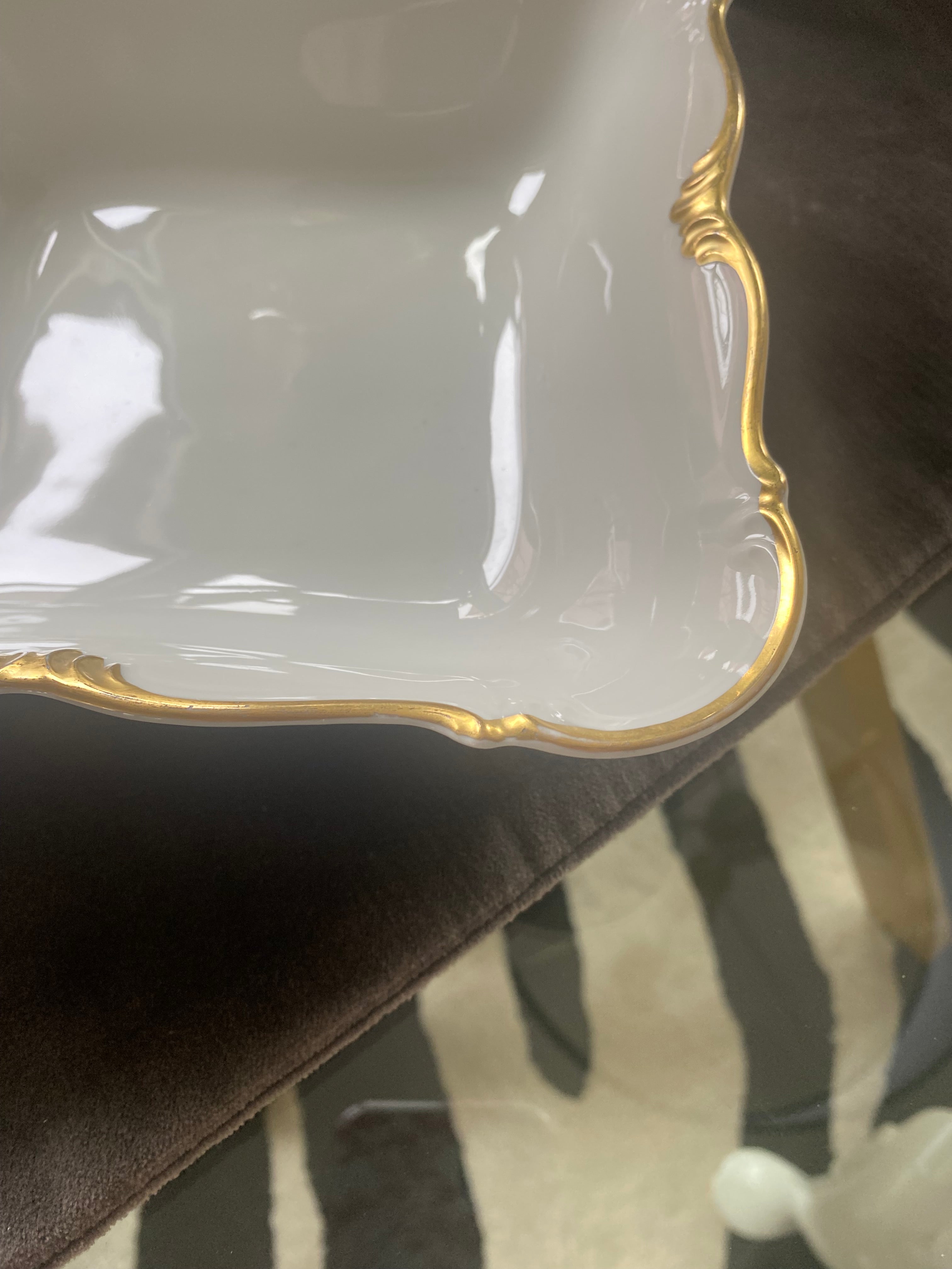 Edelstein Bavaria Antique Large Serving Bowl, Maria-Theresia. Canterbury