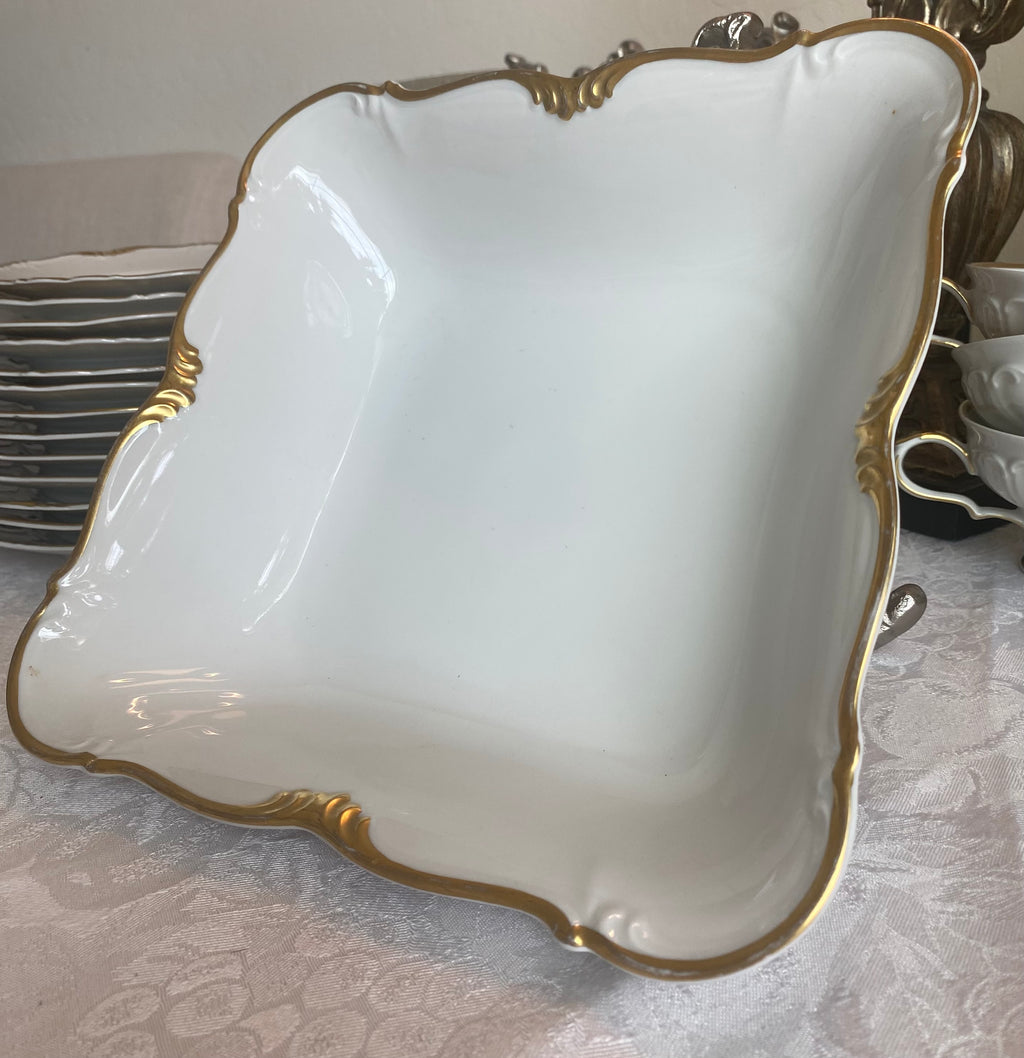 Edelstein Bavaria Antique Large Serving Bowl, Maria-Theresia. Canterbury