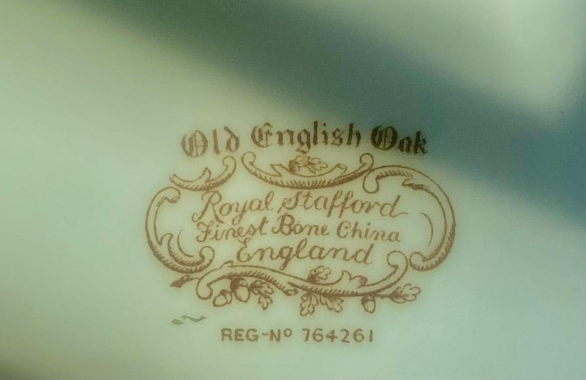 Royal Stafford, Old English Oak, Fine Bone China