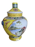 Chinese Vibrant Colors Ginger Jar