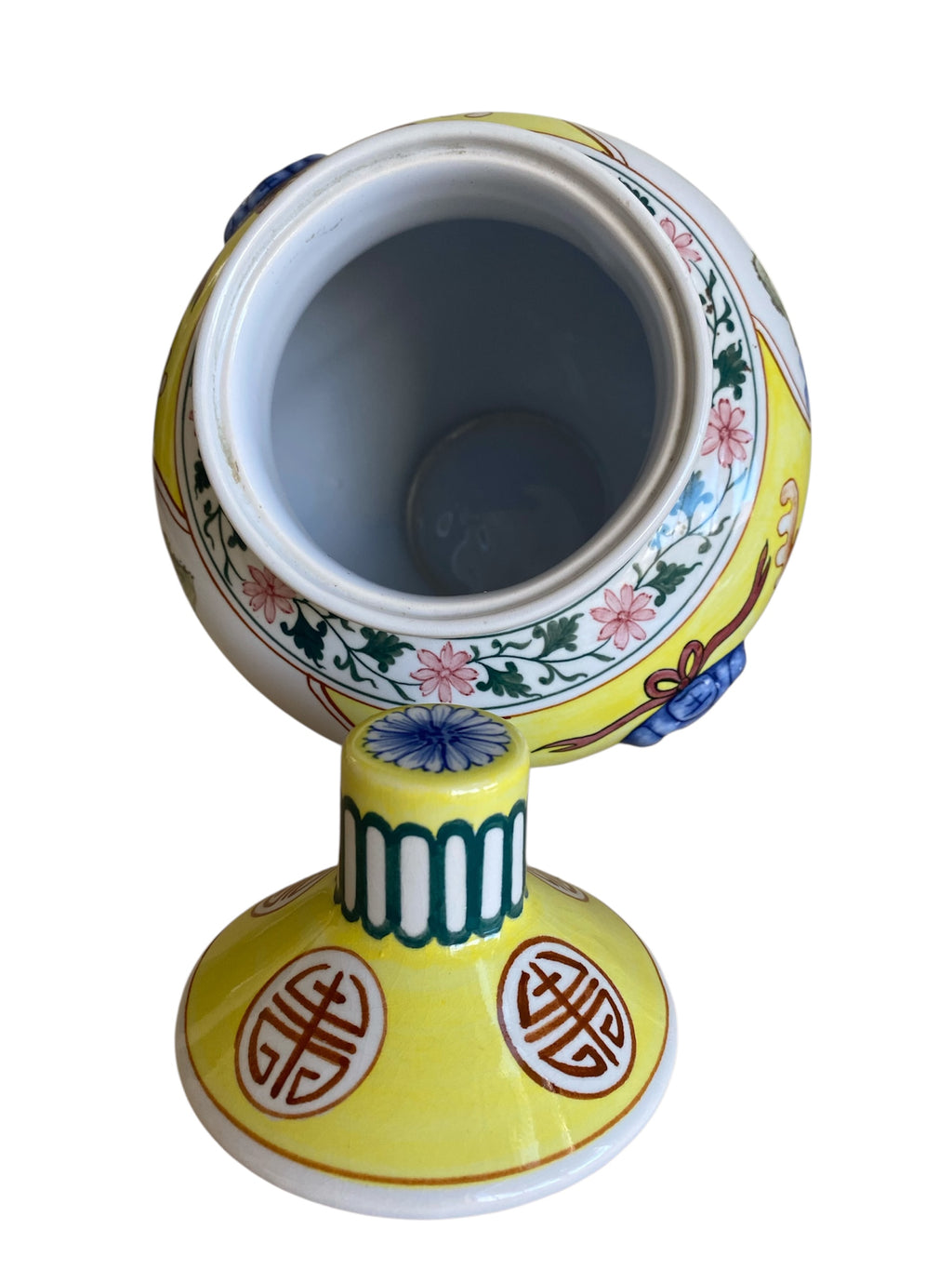 Chinese Vibrant Colors Ginger Jar