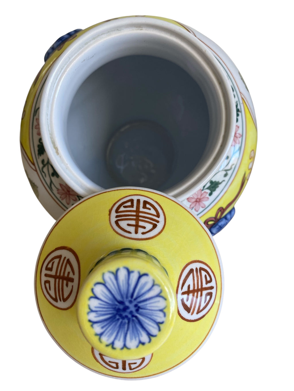 Chinese Vibrant Colors Ginger Jar