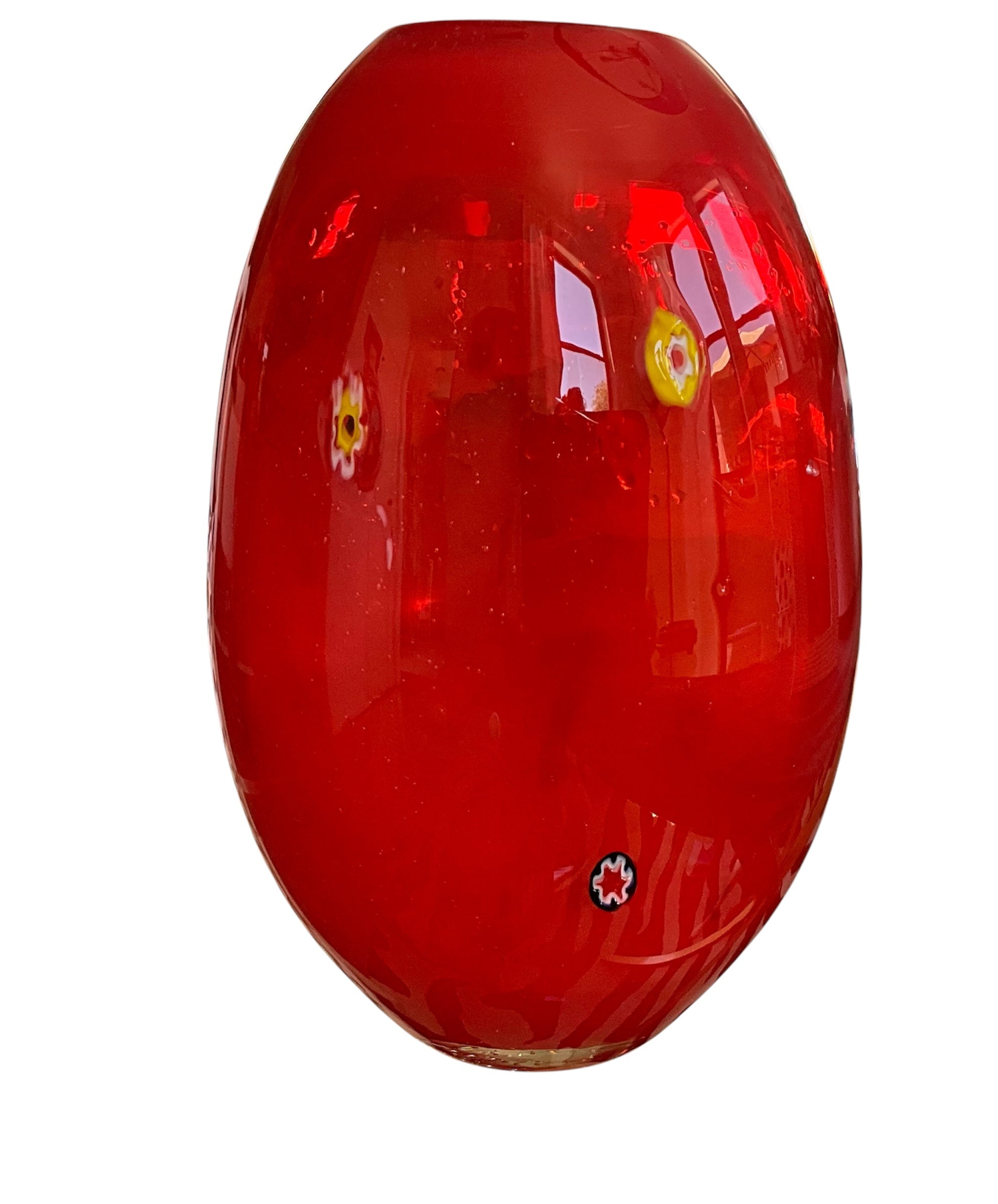 Translucent Opaque Artistic Vintage Murano Style Vase