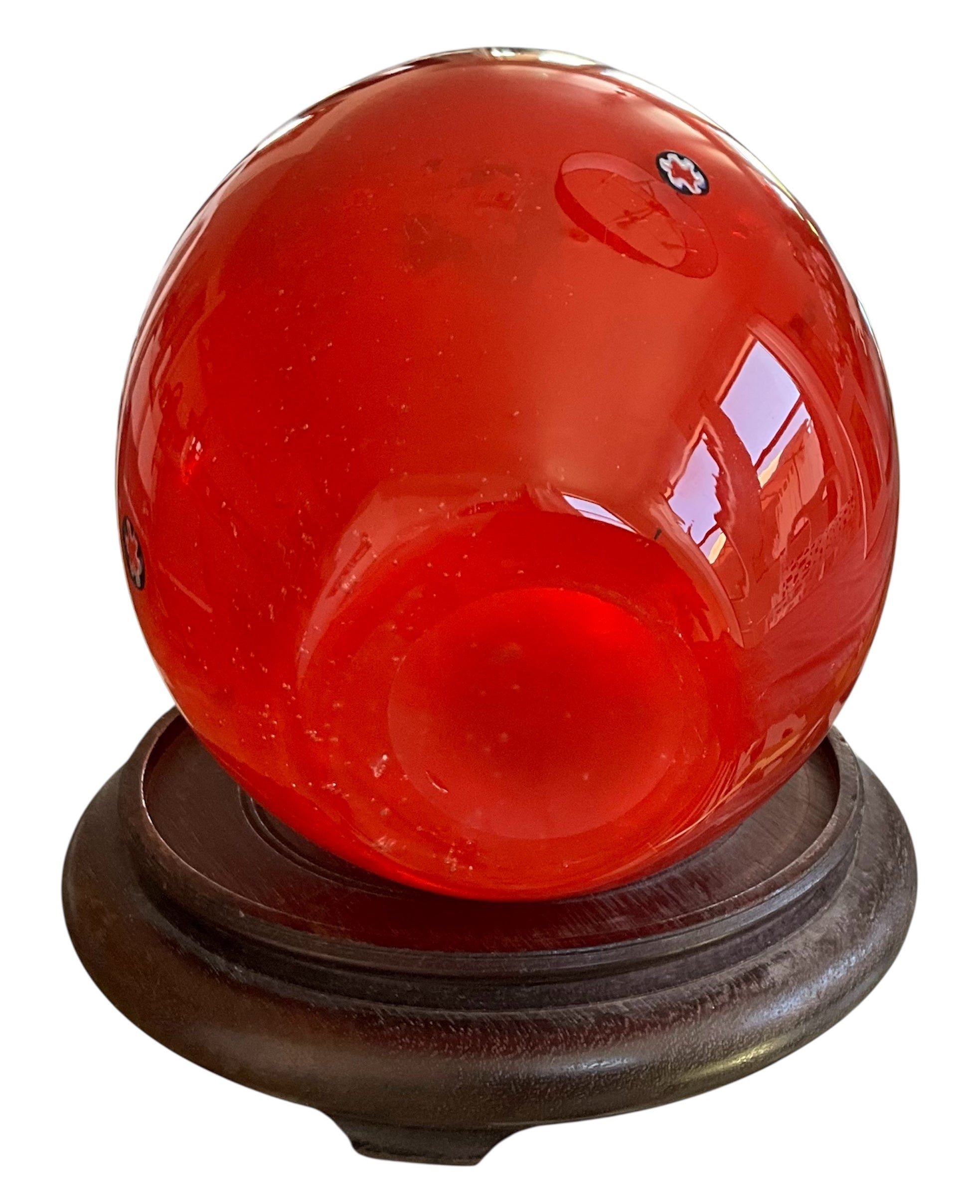 Translucent Opaque Artistic Vintage Murano Style Vase